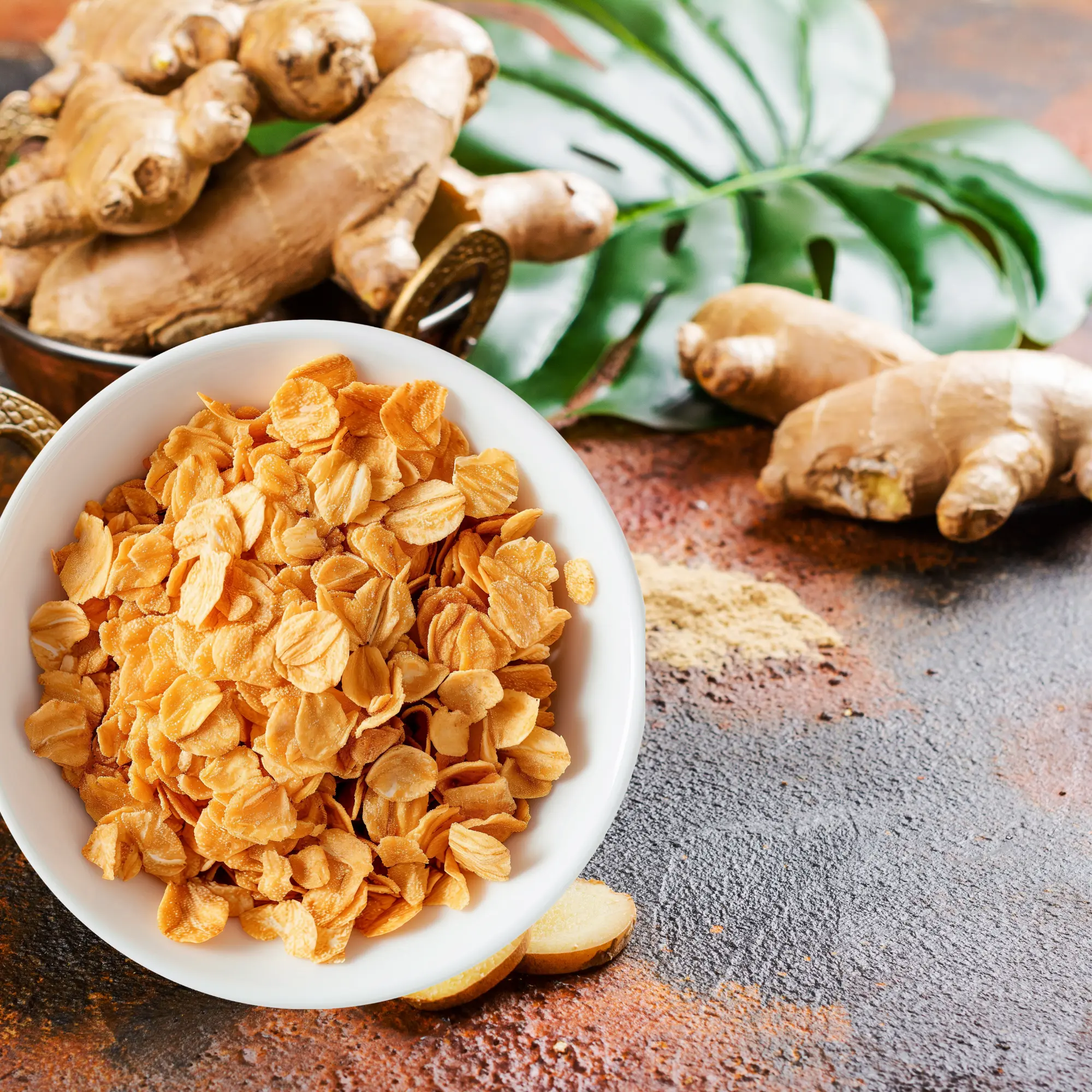 Dehydrated Ginger Flakes